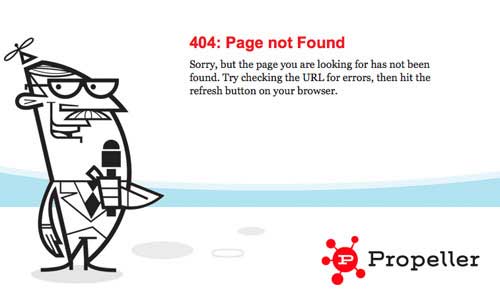 Example Custom 404 page